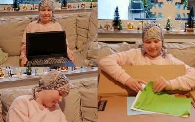 Ein Laptop für Alana