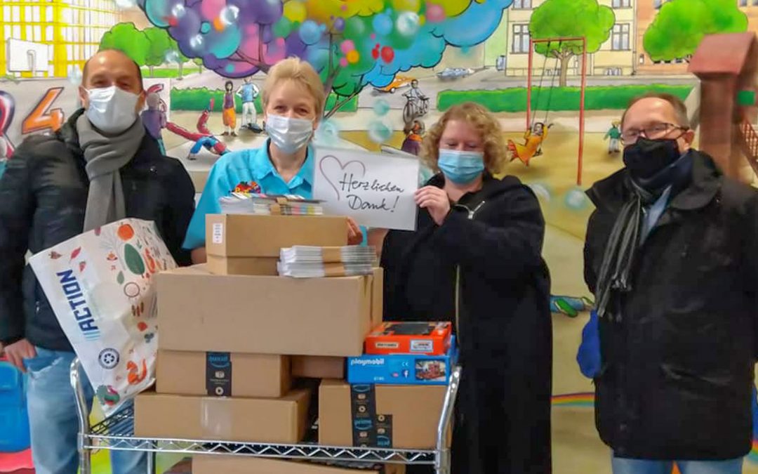 Spielsachen für die Kinderklinik Charite Virchow-Klinikum Berlin