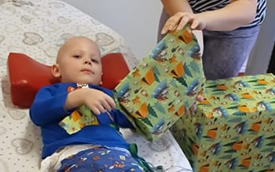 Große Freude für den vierjährigen Enrico