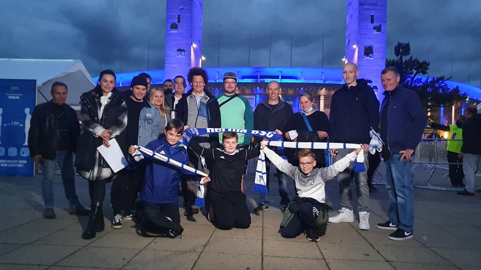 Helios Klinikum und Kolibri Hilft beim Hertha BSC Spiel