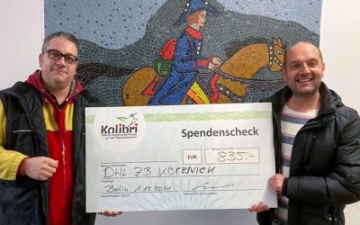 Spendenaktion der DHL Grünauer Straße in Köpenick