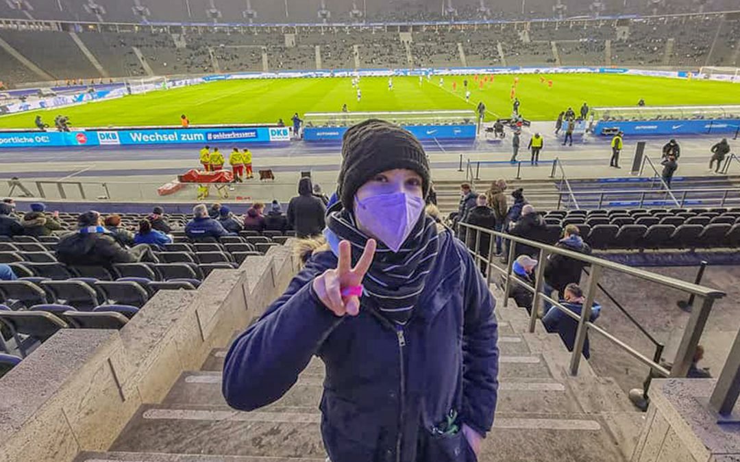 Marlon darf live ins Olympiastadion