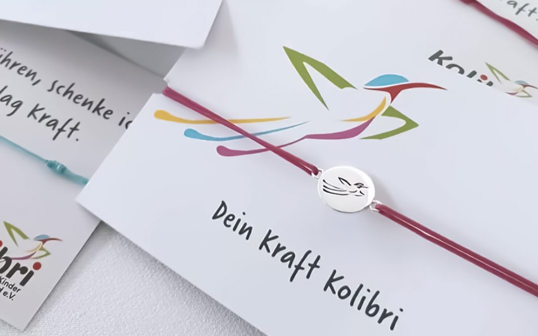 Dein Kraft Kolibri – das neue Charity Armband