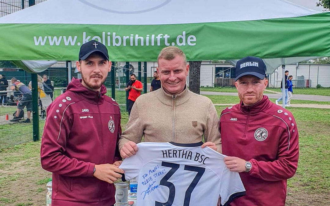 Herzenwunscherfüllung beim Fußball-Turnier