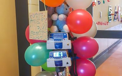 Wir haben Amelie ihren letzten Tropf verschönert
