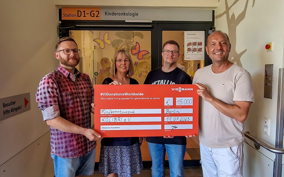 Großzügige Spendenaktion der Firma Viessmann