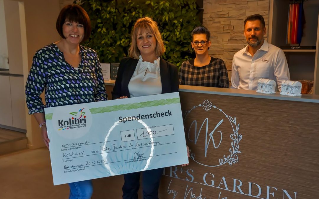 Wir bedanken uns für die tolle Benefizveranstaltung im Hair´s Garden