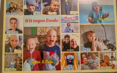 Wir durften uns über eine tolle Foto Collage als „Dankeschön“ freuen