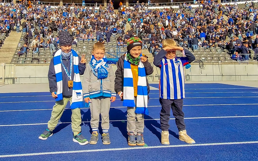 Ein Besuch im Stadion beim Hertha BSC Spiel