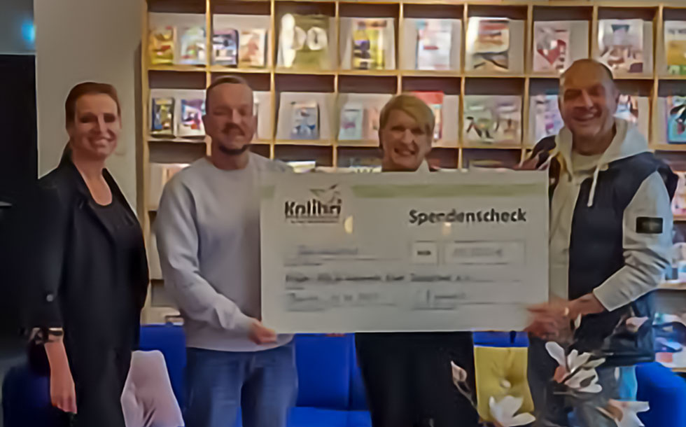 Eine großzügige Spende und der Beginn einer neuen Kooperation