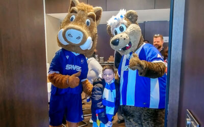 Wir wurden zum von Hertha BSC in eine Loge eingeladen