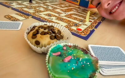Wir konnten Amelie eine Freude mit unseren gebackenen Muffins machen