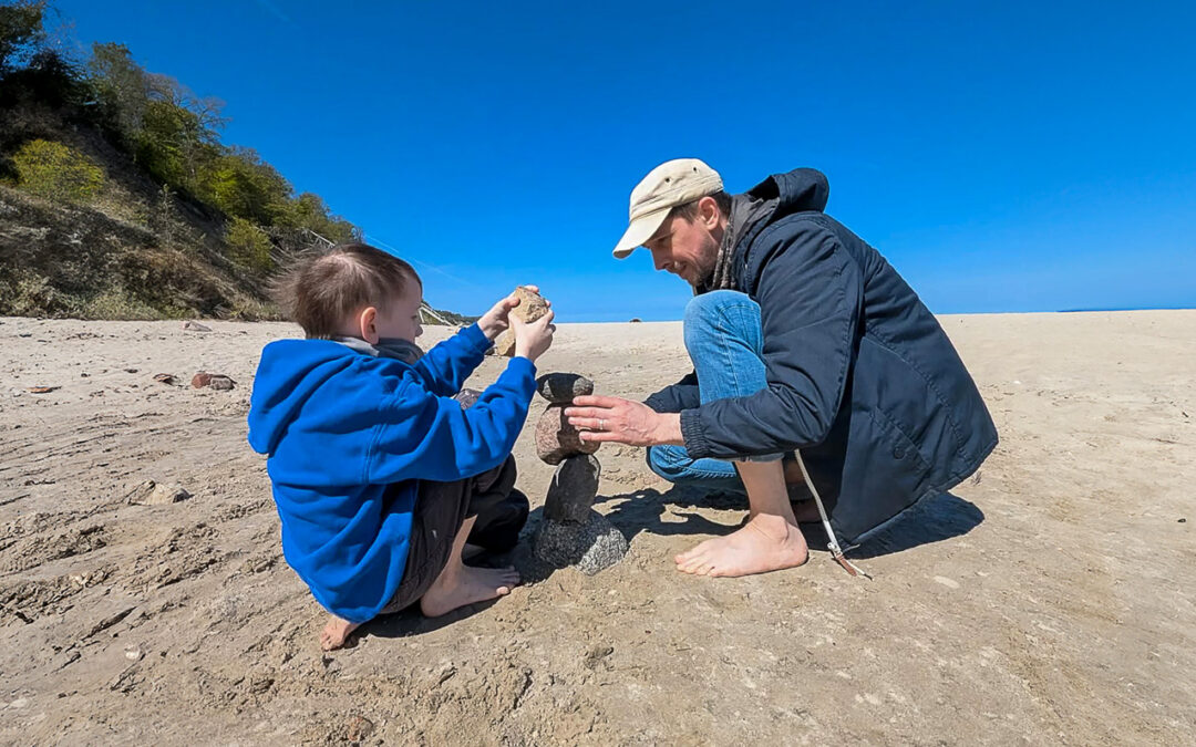 Kraft tanken: Eine Auszeit am Meer für Matteo und seine Familie