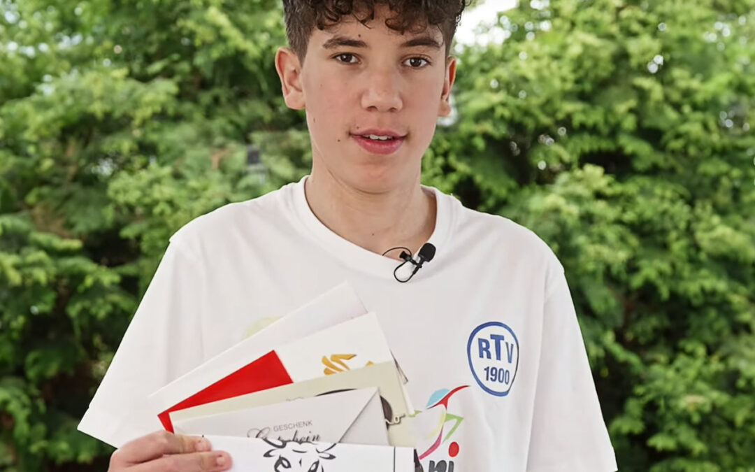 Vielen Dank an Noah für seinen Pflanzenverkauf für den guten Zweck!