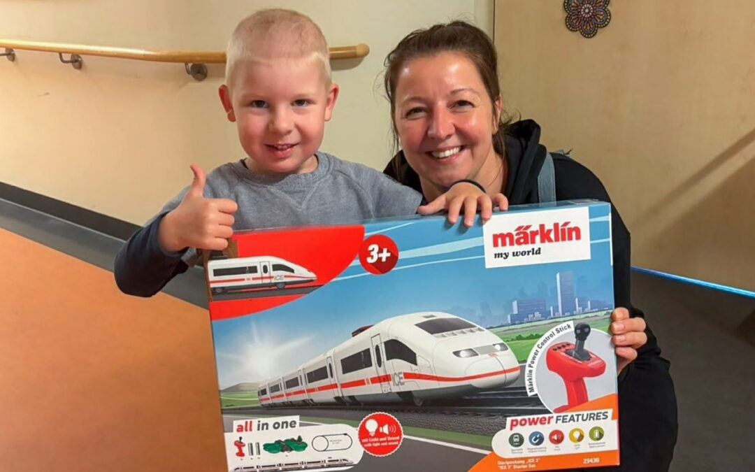 Eine eigene Eisenbahn als Herzenswunsch für den kleinen Willy