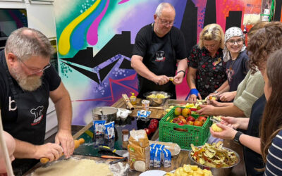 Auf der Kinderkrebsstation im Helios Klinikum Buch stand Backen auf dem Programm