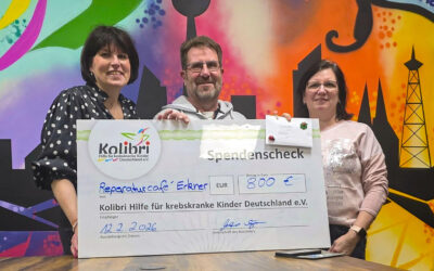 „Helfen um zu helfen“ – Café Erkner spendet an Kolibri