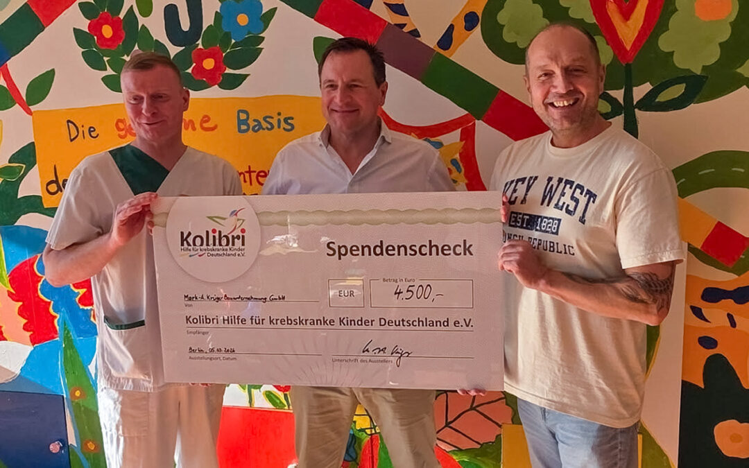 Starkes Zeichen: Mark Krüger verdoppelt Spende vom Hussiten Cup