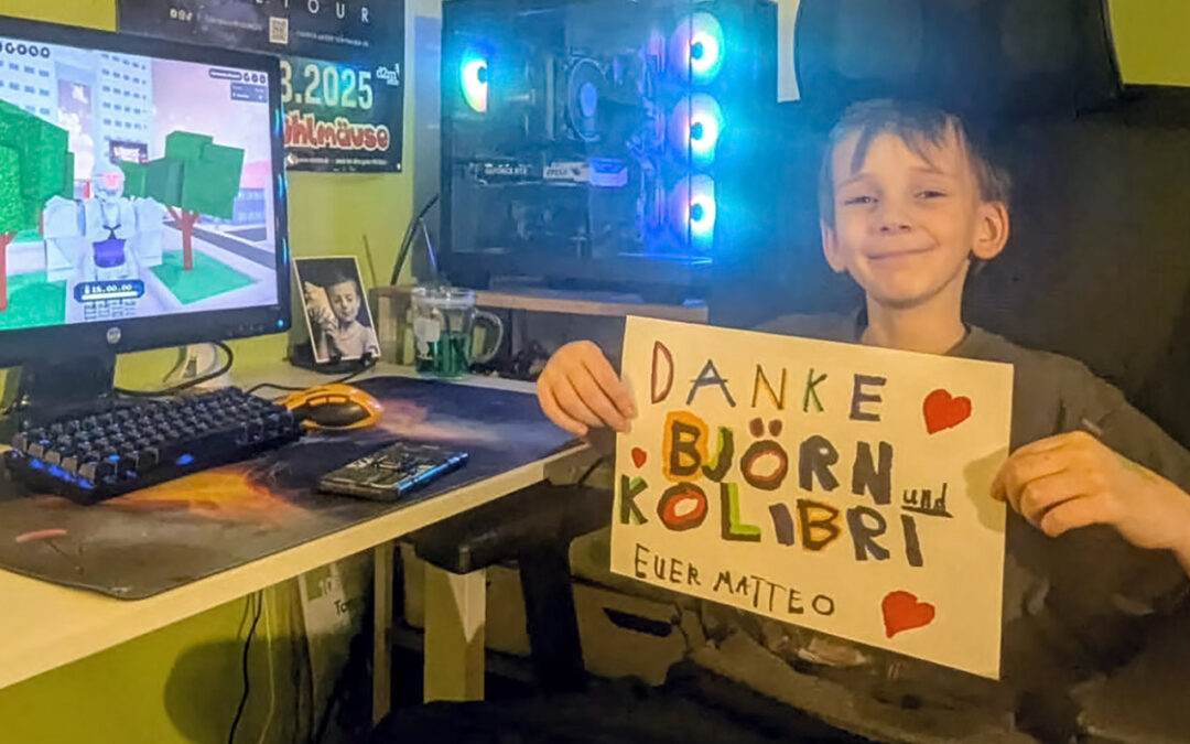 Matteo’s Herzenswunsch konnte dank der Erkner Razorbacks erfüllt werden