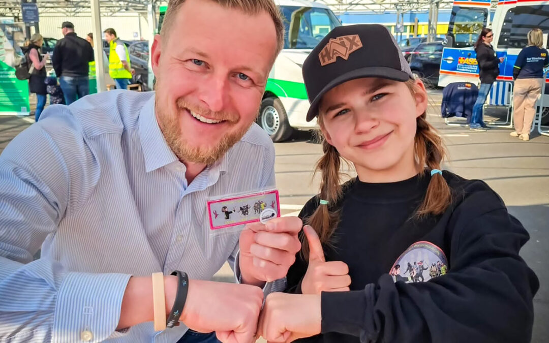 Stella war für uns bei der bei der Blaulichtparade in Cottbus dabei