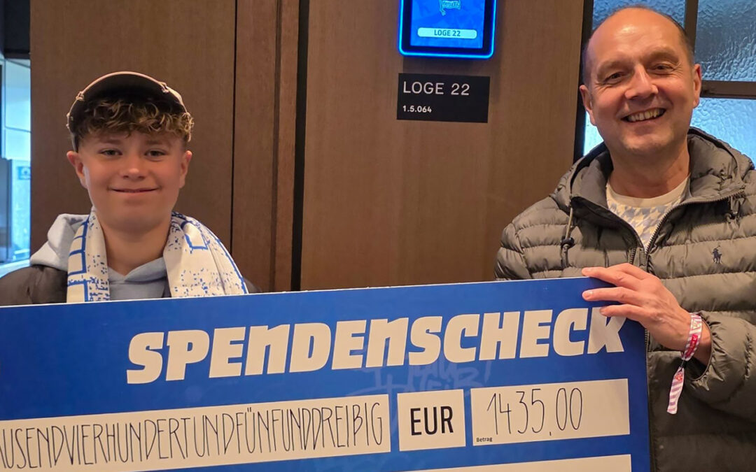 Hertha’s Nachwuchs hat eine Veranstaltung für Kolibri organisiert