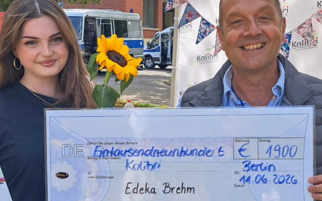Großzügige Pfandspenden: Danke an EDEKA Brehm und ihre Kundschaft
