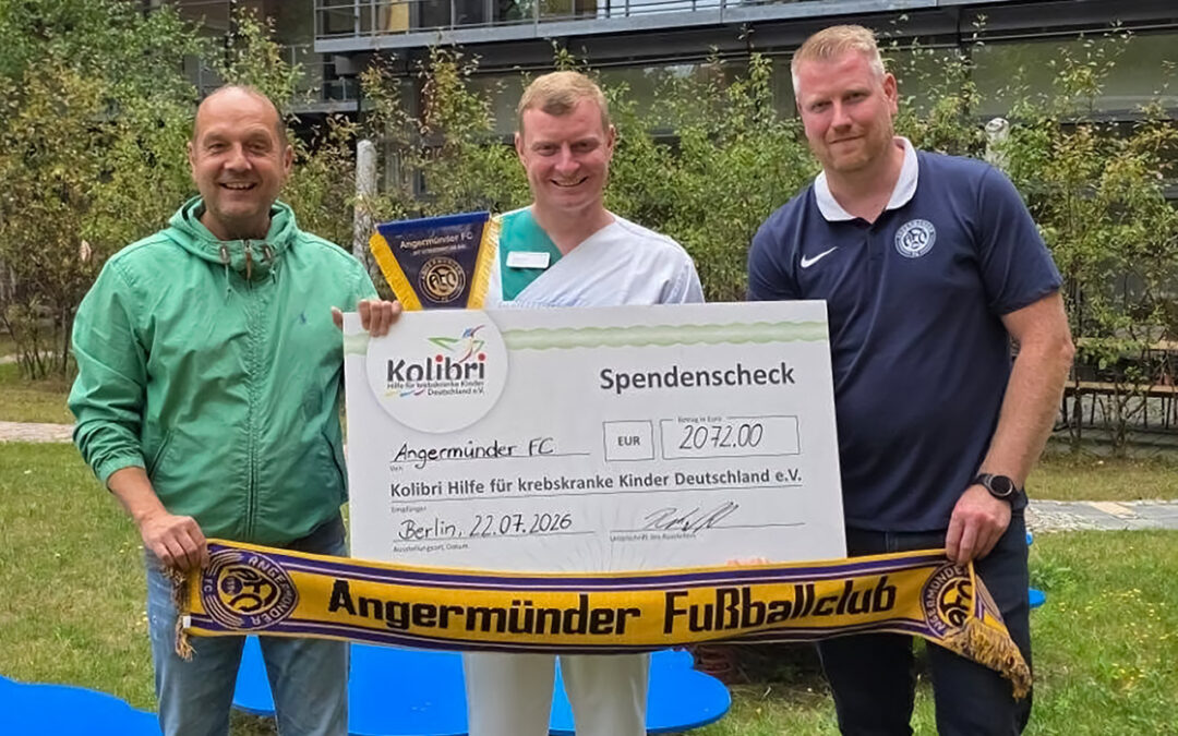 Mit Kolibri auf der Brust und im Herzen, der Angermünder FC setzt ein starkes Zeichen